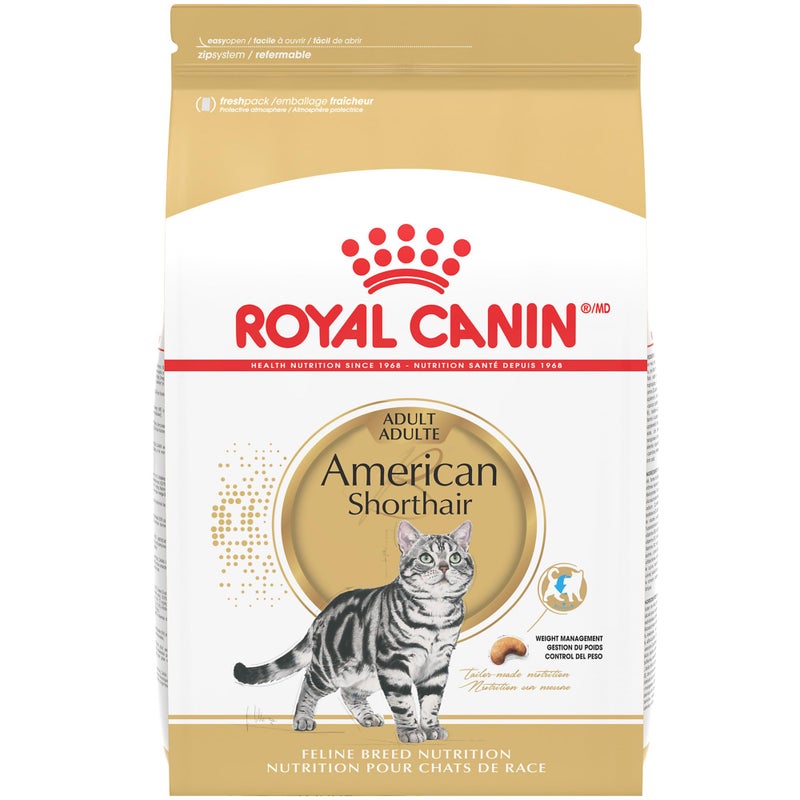 Royal Canin Feline Breed Nutrition American Shorthair Adult Dry Cat Food, 5.5 lb Bag - Image 1